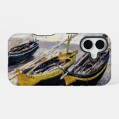 Drei Fischerboote iPhone 16 Hülle (Rückseite (Horizontal))