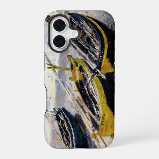 Drei Fischerboote iPhone 16 Hülle (Rückseite)