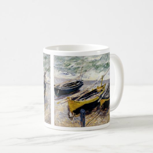 Drei Fischerboote Kaffeetasse (VorderseiteRechts)