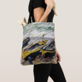 Drei Fischerboote Tasche (Von Nahem)