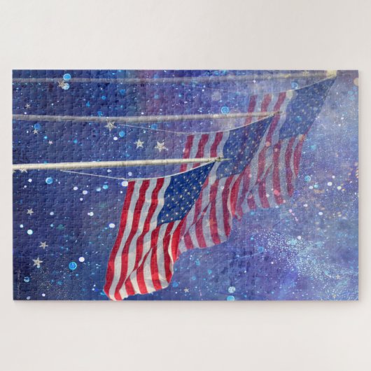 Drei Flags Puzzle (Horizontal)