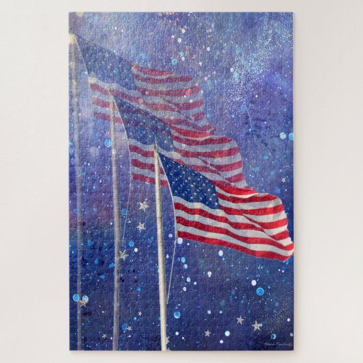 Drei Flags Puzzle (Vertikal)