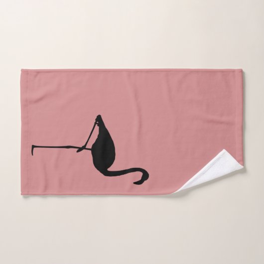 Drei Flamingos Badhandtuch Set (Handtuch)