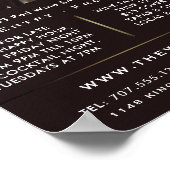 Drei Flaschen Display, Weinwerbung/Bar Poster (Ecke)