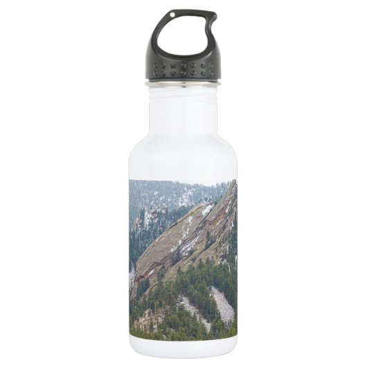 Drei Flatirons Boulder Colorado Trinkflasche (Vorderseite)