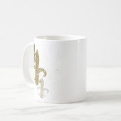 Drei Fleur De Lis Kaffeetasse (Vorderseite Links)