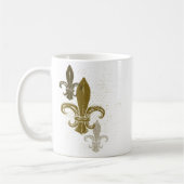 Drei Fleur De Lis Kaffeetasse (Links)