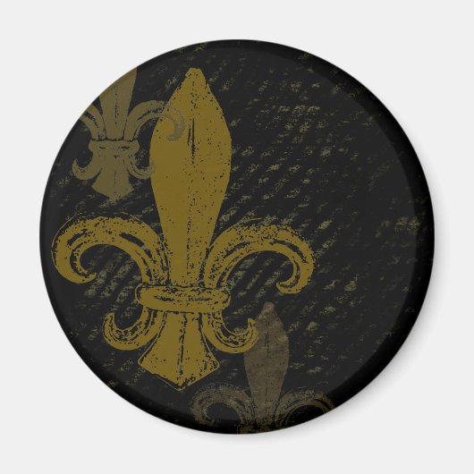Drei Fleur De Lis Magnet (Vorne)