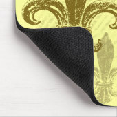 Drei Fleur De Lis Mousepad (Ecke)