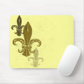 Drei Fleur De Lis Mousepad (Mit Mouse)