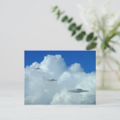 Drei fliegende Sauerker Postkarte (Stehend Vorderseite)