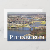Drei Flüsse | Pittsburgh, PA Postkarte (Vorne/Hinten)