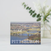 Drei Flüsse | Pittsburgh, PA Postkarte (Stehend Vorderseite)