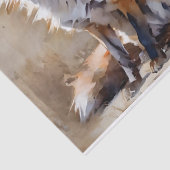 Drei Fohlen Dekoupage Tissue Paper Seidenpapier (Detail)