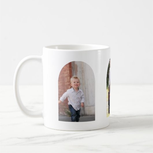 Drei-Foto-Arch Kaffeetasse (Links)