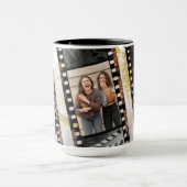 Drei Foto Collage Black and Gold Film Tasse (Zentrum)