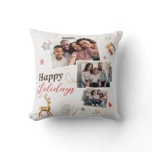 Drei-Foto Collage-Karte für glückliche Ferien