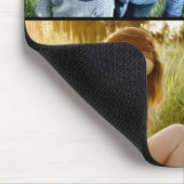 Drei Foto hochladen Mousepad (Ecke)