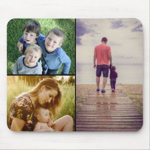 Drei Foto hochladen Mousepad