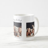 Drei Foto Personalisierte Weihnachtszeit Tasse (VorderseiteRechts)