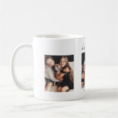 Drei Foto Personalisierte Weihnachtszeit Tasse (Links)