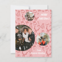 Drei Foto Pink Whimsical