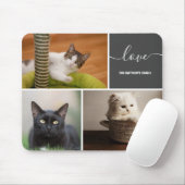 Drei FotoCollage benutzerdefiniert Mousepad (Mit Mouse)