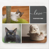 Drei FotoCollage benutzerdefiniert Mousepad (Vorne)