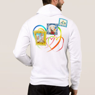 Drei FotoCollage Hoodie