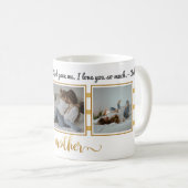Drei Fotocollage Muttertagsgeschenk Tasse (VorderseiteRechts)