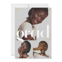 Drei Fotocollage Schwarz-weiß Graduierungsparty