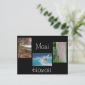 Drei Fotos aus Maui Postkarte (Stehend Vorderseite)