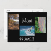 Drei Fotos aus Maui Postkarte (Vorne/Hinten)