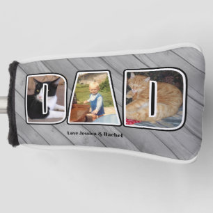 Drei Fotos Bester Vater je Individuelle Name Golf  Headcover