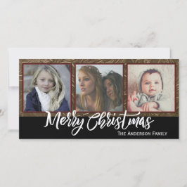 Drei Fotos Frohe Weihnachten