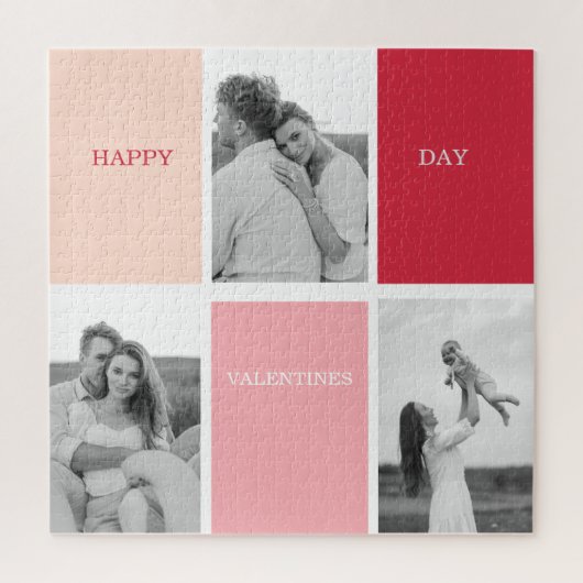 Drei Fotos | Happy Valentines Day Puzzle (Vertikal)