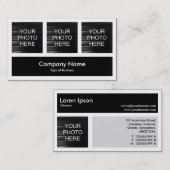 Drei Fotos plus eins Visitenkarte (Vorne/Hinten)