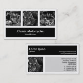 Drei Fotos plus eins Visitenkarte (Vorne/Hinten)