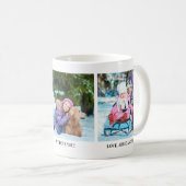 Drei Fotos Weihnachtsgeschenk Tasse für Großmütter (VorderseiteRechts)