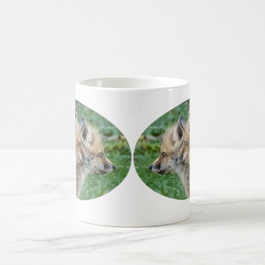 Drei Fox Kits Kaffeetasse (Mittel)