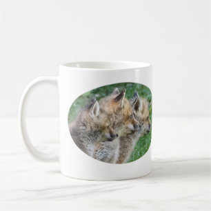 Drei Fox Kits Kaffeetasse