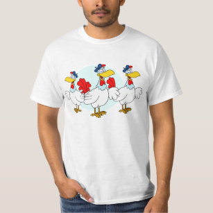Drei französische Hennen T-Shirt