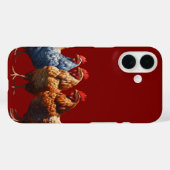 Drei französische Hens Faith Hope Wohltätigkeit Cu Case-Mate iPhone Hülle (Rückseite (Horizontal))