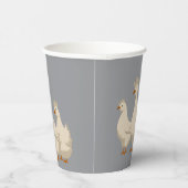 Drei französische Hühner-Ausschnitt-Stift 3 Pappbecher (Rechts)