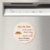 Drei französische Marigolds Save the Date Magnet (In Situ (Geschirrspüler))