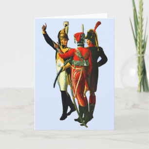 drei französische Soldaten um 1800 Karte