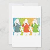 Drei Frauen Einladung (Vorderseite)