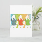 Drei Frauen Einladung (Stehend Vorderseite)