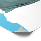 Drei Frauen farbiges Poster (Ecke)