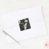 Drei Frauen in der Kirche, 1882 Quadratischer Aufkleber (Umschlag)